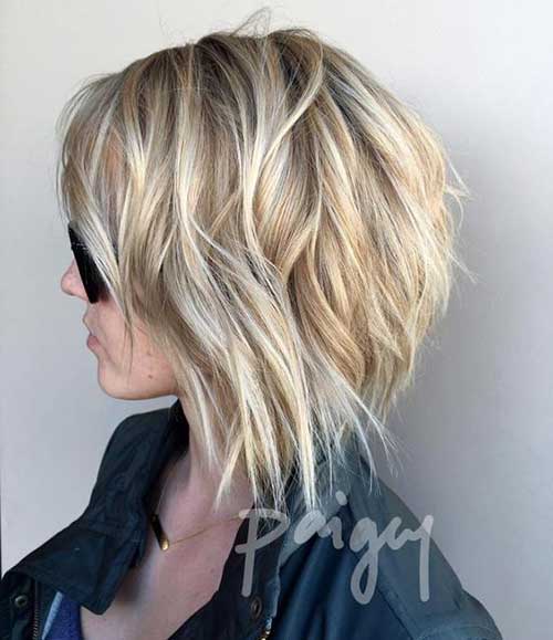 Best Short Hair Color Best Blonde Highlighted Bob