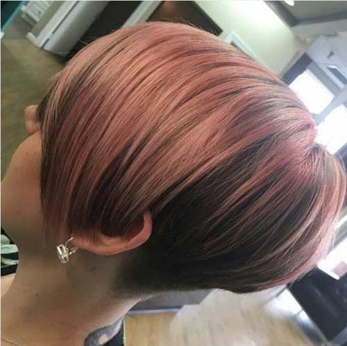 6.Short Hair Color Balayage on Short Bob