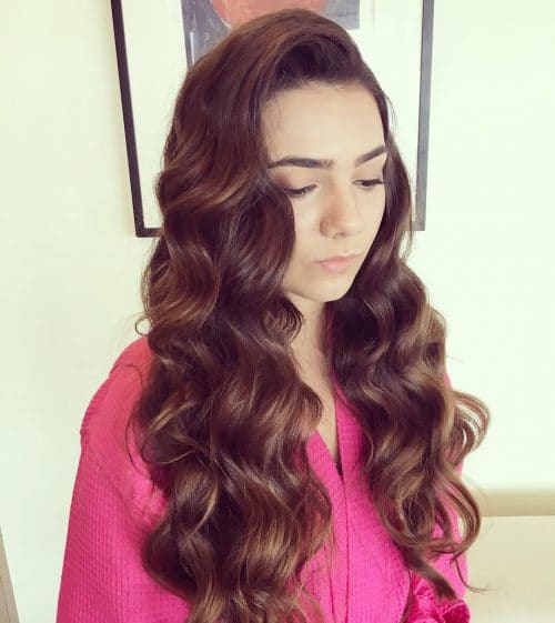 how to curl wavy hair