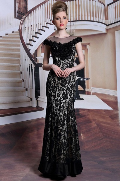 Striking Black Evening Dress