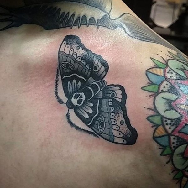 Heart Collarbone Tattoo