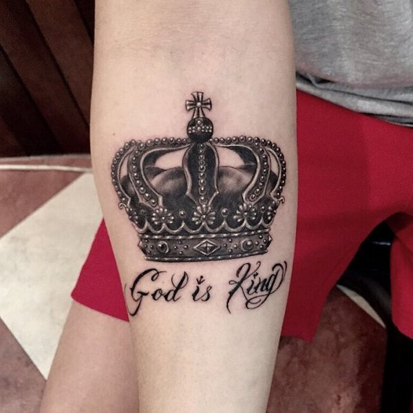 Crown Tattoo Design