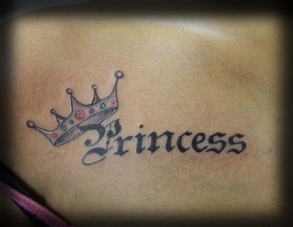 Crown Tattoo Designs For Girl