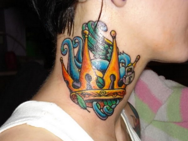 Crown Tattoo With Name