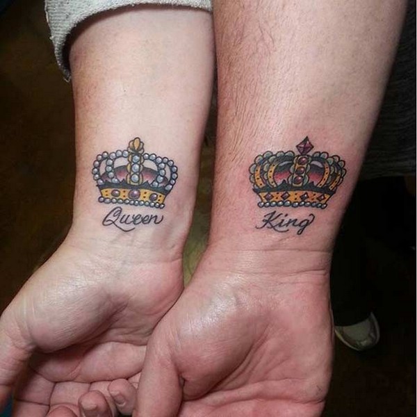 Justin Bieber Crown Tattoo