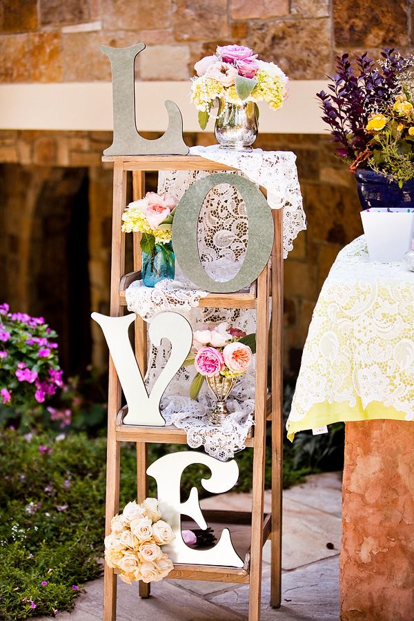Ladder Decoration Idea
