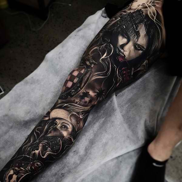 Leg Tattoos For Females