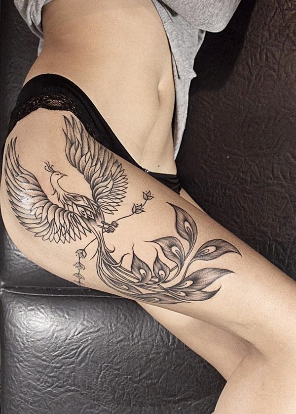 Flower Leg Tattoos
