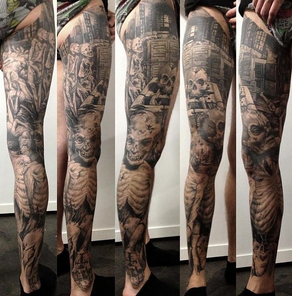 Leg Tattoos Small