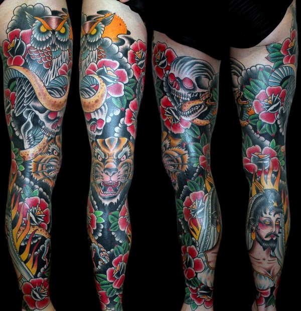 Leg Tattoos Men