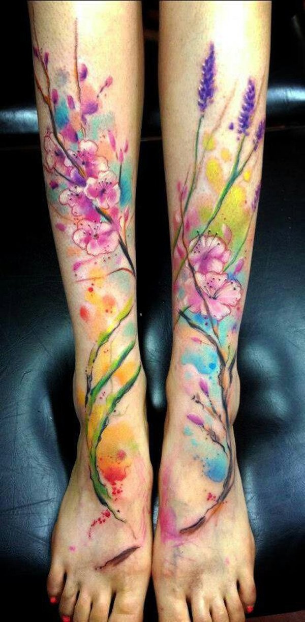 Best Tribal Leg Tattoo