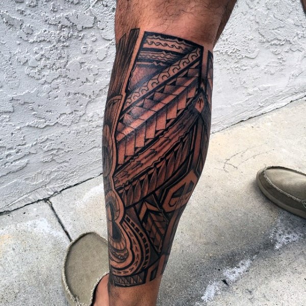 Leg Tattoo Cover Up