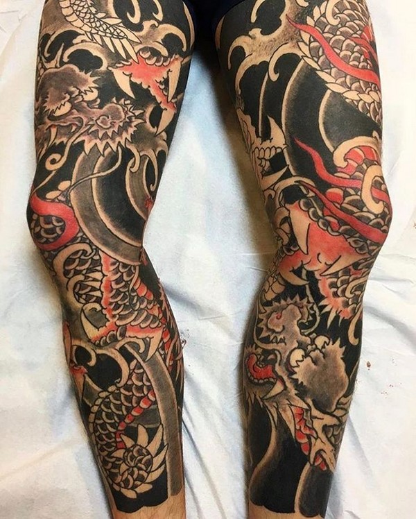 Leg Tattoo For Girl