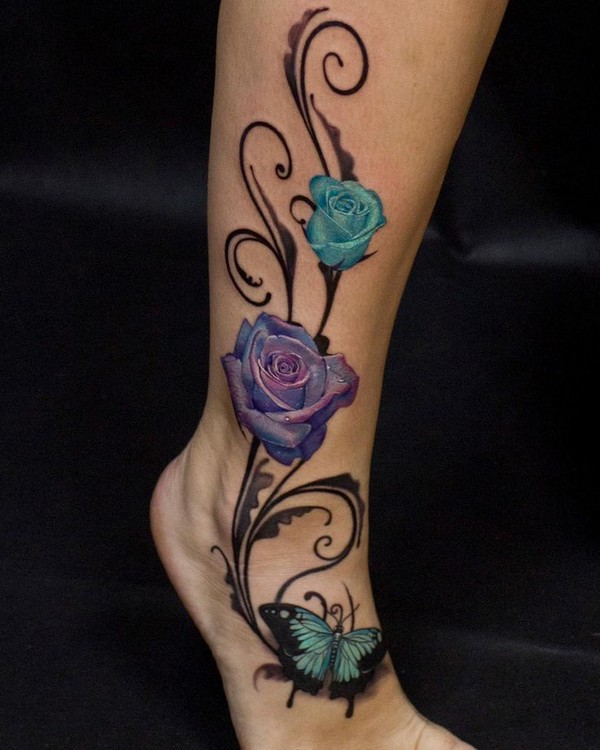 Leg Tattoos Womens