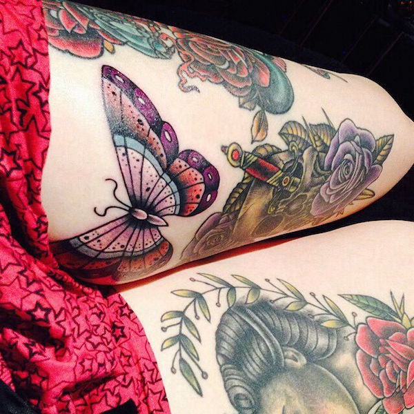 Sexiest Thigh Tattoos For Girls