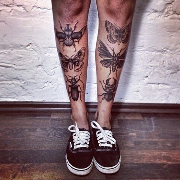 Attractive Leg Tattoo Designs