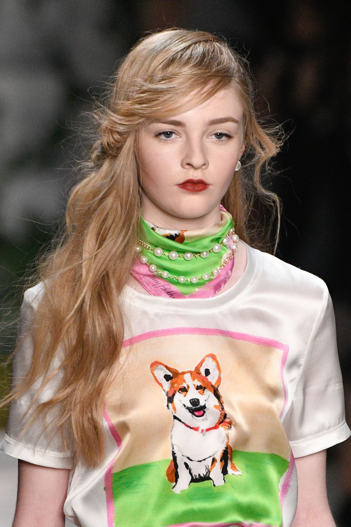 Jenny Packham twist hairstyles 2018 spring