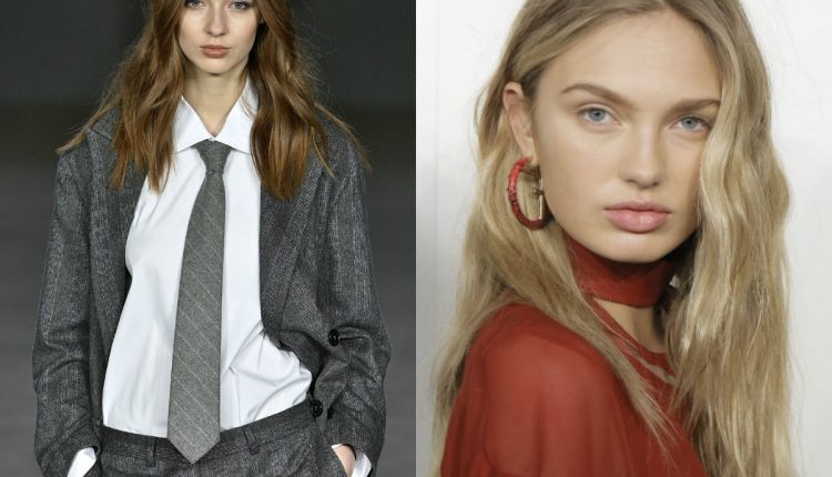 Fendi flat wavy hairstyles 2018 spring