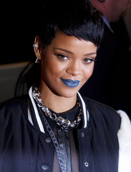 Rihanna Short Hair Cute Hairtyle, Rihanna Short Women Stars